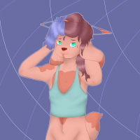 Luciel doing up his hair